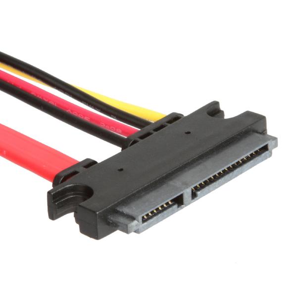 Stable Extension SATA 3 Cable For HDD , Male To Female 7+15 Pin SATA 3.0 6gbps