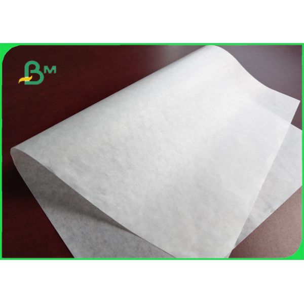 Food Grade 28gsm 30gsm MG Kraft White Paper Eco - Friendly For Bags For Fast Food
