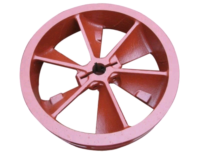 Polea grande de pintura de Grey Cast Iron Casting Belt para la maquinaria agrícola