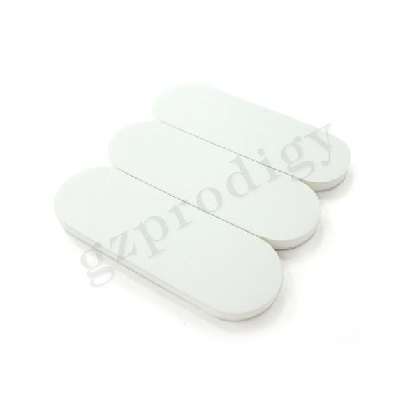 Prodigy EVA+PU Strip Shape White Quiet And Shock Absorbent Wall Bumper Door Stop