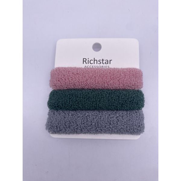 Practical Nylon Ponytail Holders Reusable , Stretchable Thick Hair Bobbles