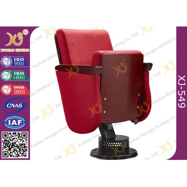 Single Leg Retractable Auditorium Seating With Heating Air Conditioner Air Outlet Under