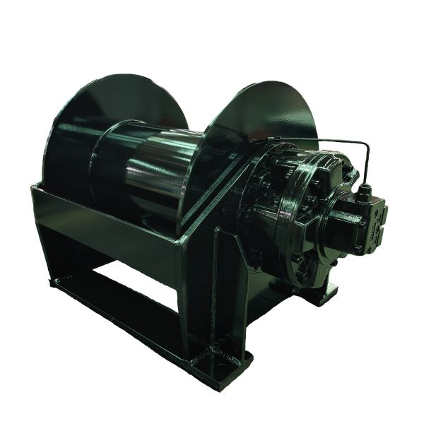 50KN Hydraulic Winch With GM Motor For Crane and Marine Mooring Anchor Winch 11000LBS