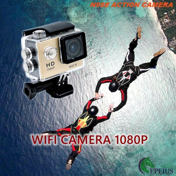 Mini N9SE Waterproof Hd Sports Camera , 140D Extreme Adventure Hd Action Sports Camera 
