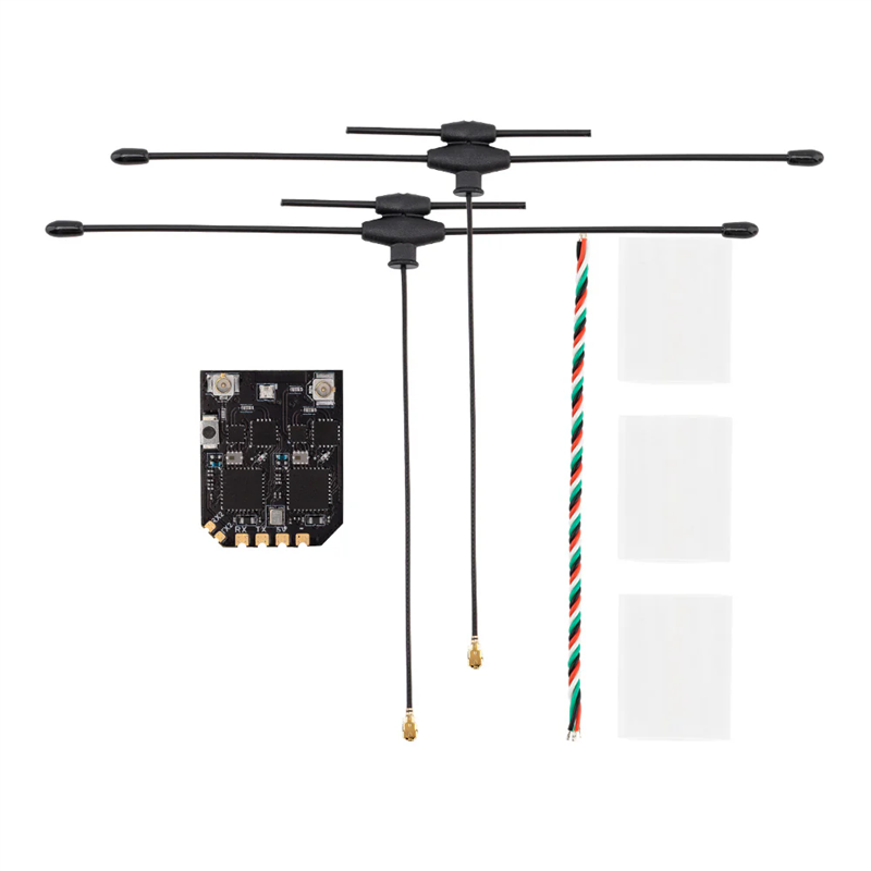 XR4 Gemini Xrossband Dual-Band ExpressLRS Receiver RadioMaster Plastic System