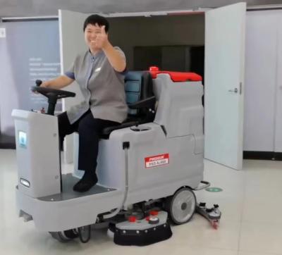 Rideable Robotic Scrubber Dryer Commercial Floor Care Equipment