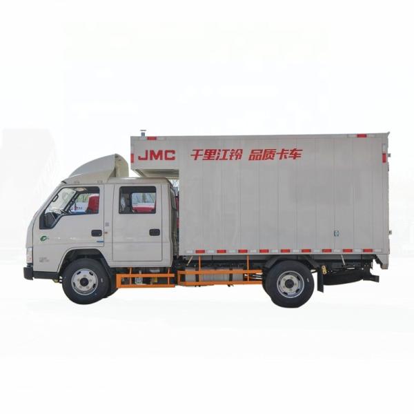 White 4x2 JMc Motor Cargo Delivery Truck Freight Logistics Truck 100KM/h