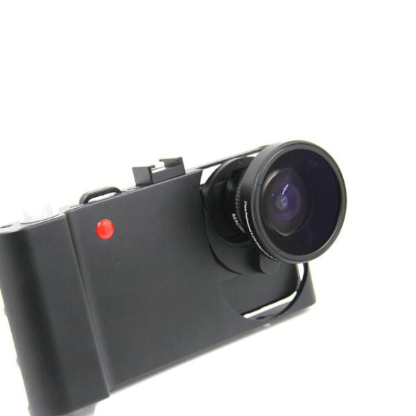 Professional 0.25X Fisheye Phone Camera Lens Aluminum Optical Glass Material