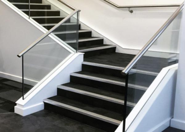Indoor Stainless Steel Railing With Powder Coating / Spray Paint Surface Treatment