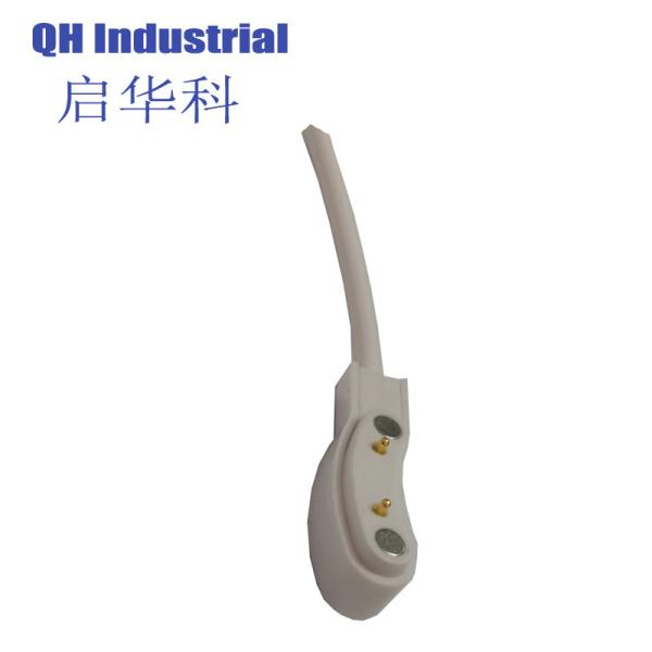 2Pin Plating Ni Idi Right Angle Type Pogo Pin Magnetic Cable Connectors Hiqh Gf Spring Led Vertical Type Pin Pogo