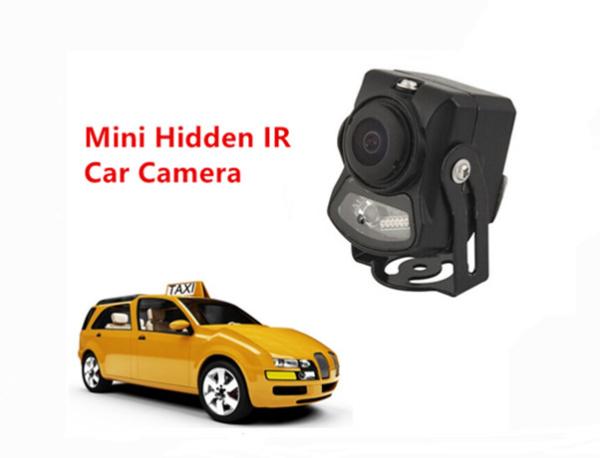 DC 12V 5 LEDs Night Vision Mini Audio Taxi Camera Vehicle Hidden Camera