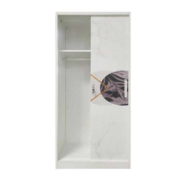 Steel Home Furniture Metal Wardrobe Closets Lately Design Printed  W900mm