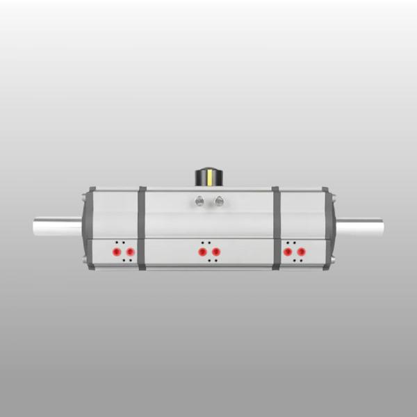Three Position Pneumatic Rotary Valve Actuator Rack And Pinion Type With Aluminum Body