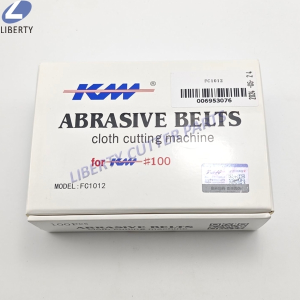 Cloth Cutting Machine Straight Knife Abrasive Belt FC1012, Coarse and Fine sand belts, Automatic knife grinding, Electric scissors sharpening belt