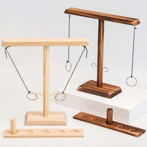 Jeux de lancer des anneaux pour adultes, jeux de jardin, décoration de patio, jeux extérieurs intérieurs, jeu de crochet en bois et de bague pour les bars, la maison, la fête