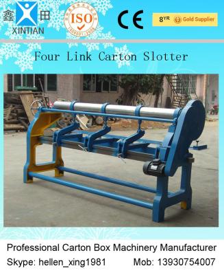 Cast Iron Carton Corrugated Board Slotting Printing And Cutting Machine