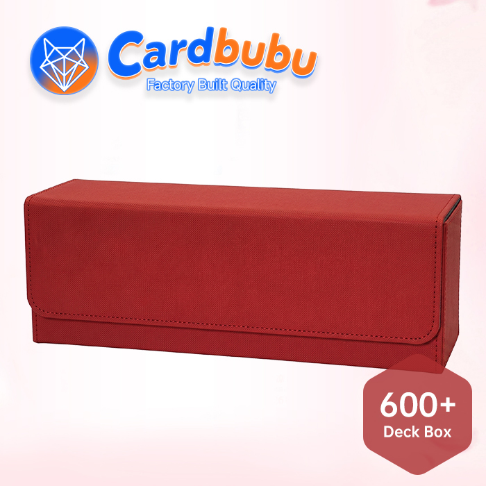 PU Card Double Deck Box PT CG MTG Magnetic Closure For Bulk Game Packaging