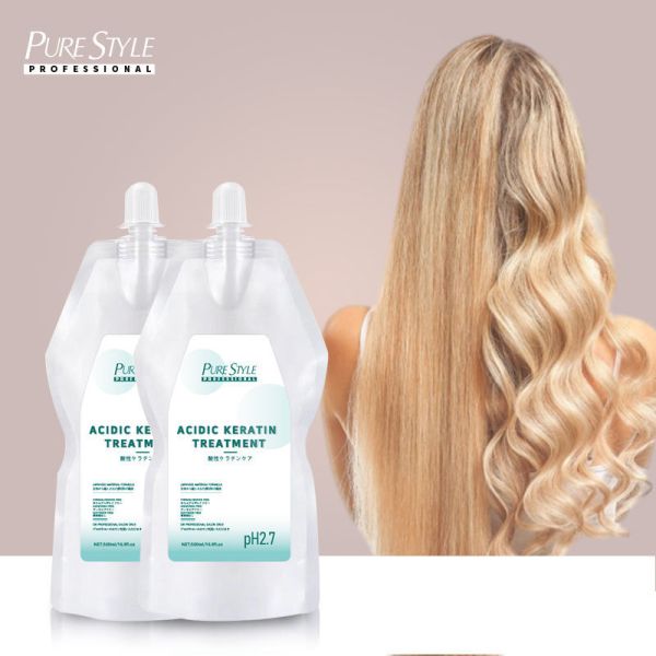 Salon Grade Purestyle Acidic Keratin Treatment Cream Deep Repair Brazilian Keratin OEM Hair Dye Factory