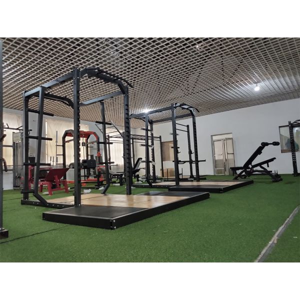 Estrutura multifuncional de treino plataforma de levantamento de peso plataforma de agachamento para aparelhos de parque