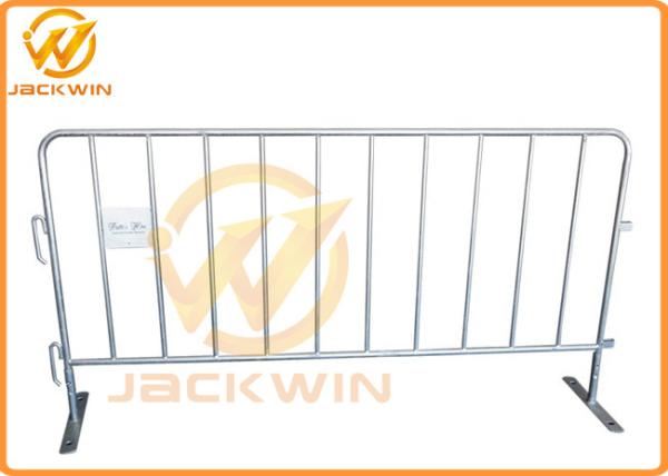 Stainless Steel Bridge Feet Crowd Control Barriers Hot Dipped Galvanized