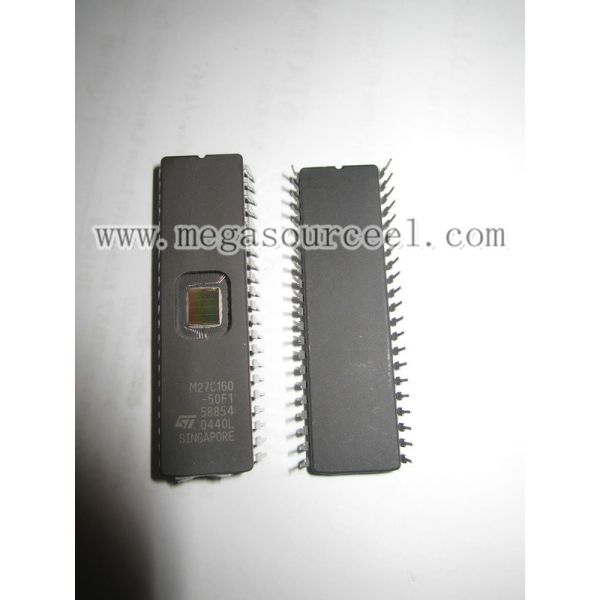 Flash Memory IC Chip M27C160-50F1   ----16 Mbit 2Mb x8 or 1Mb x16 UV EPROM and OTP EPROM 