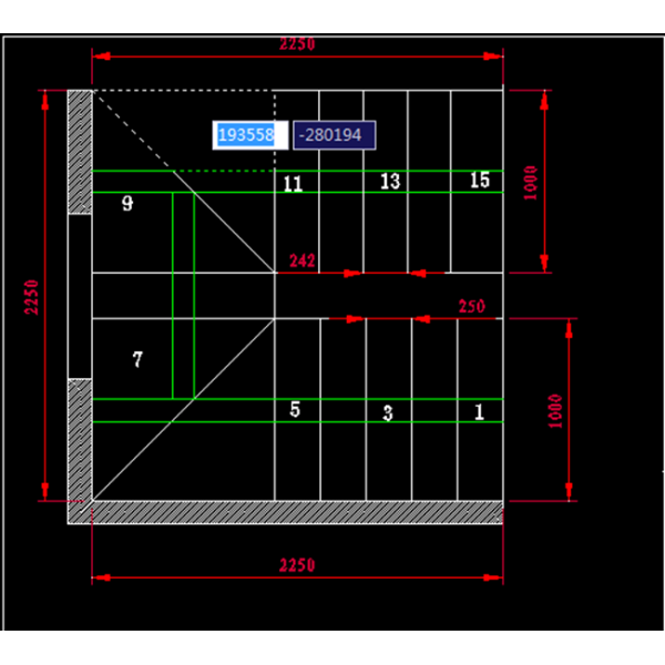 Steel Cable Stair VK76SC Aluminum Baluster Treed Beech Handrail 304 Stainless Steel Glass Carbon Steel Powder-coate