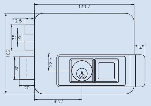 Mejora la seguridad de tu hogar con el bloqueo de puertas de borde de cilindro único y el control electrónico de la placa de ataque incluido