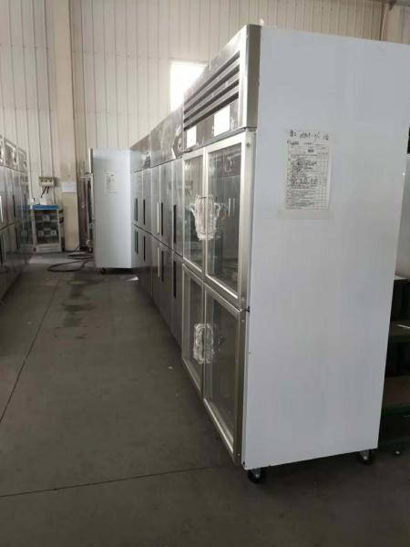 Glass 3 Door Large Capacity Display Cabinet Refrigerator Freezer Commercial