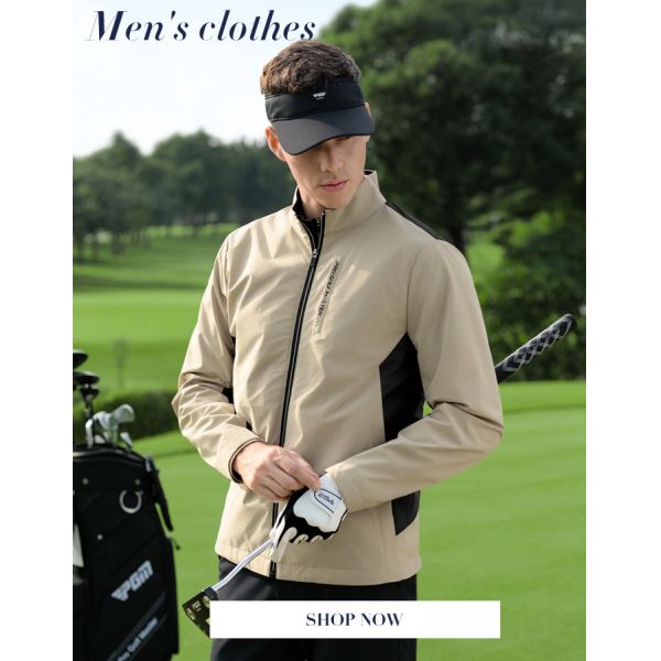 Men's Lightweight Polyester Golf Jacket OEM Custom Sport Outerwear Item
