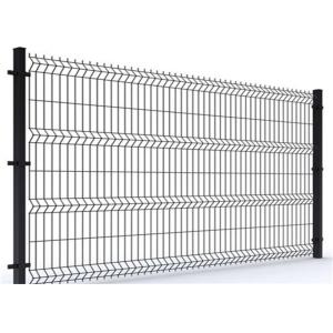 Customized V Mesh Security Fencing Welded Mesh Panels RAL6005 Green