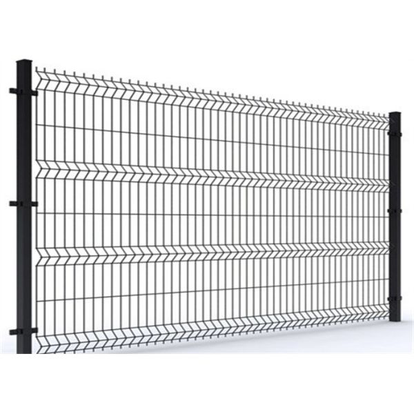 Customized V Mesh Security Fencing Welded Mesh Panels RAL6005 Green