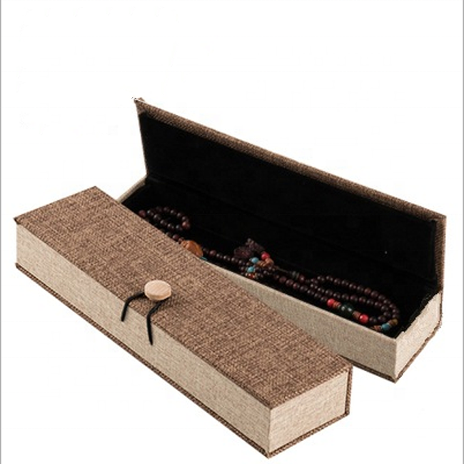 Caja de regalo de papel de lujo del diseño hermoso y elegante para el embalaje de la joyería