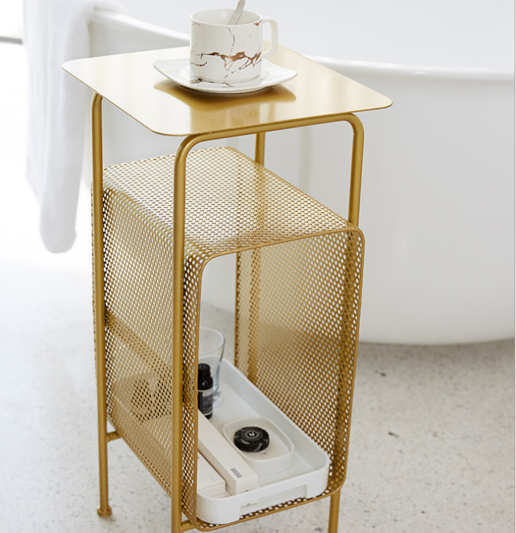 Anti Corrosion 65cm Height Metal Frame Coffee Table