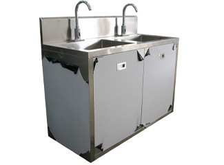 Стоматологическая мебель для одного человека 550*550*850мм Моечная раковина ручная раковина промышленная раковина из нержавеющей стали