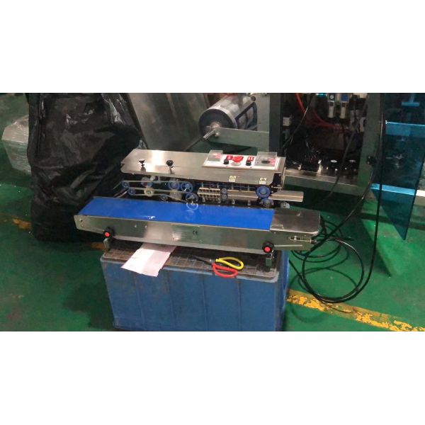 China Manufacturer Supermarket Plastic Bag Tape Neck Sealer Machine