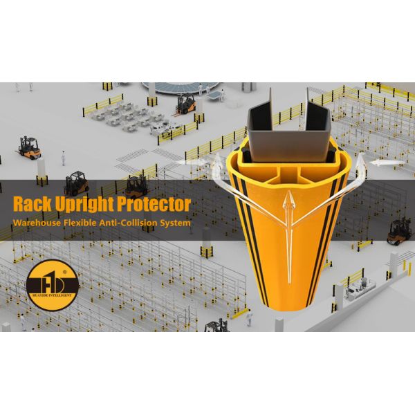 B15 Rack Guard Rack protectors Anti-Collision Guardrails Warehouse Safety Barrier Traffic Guardrails