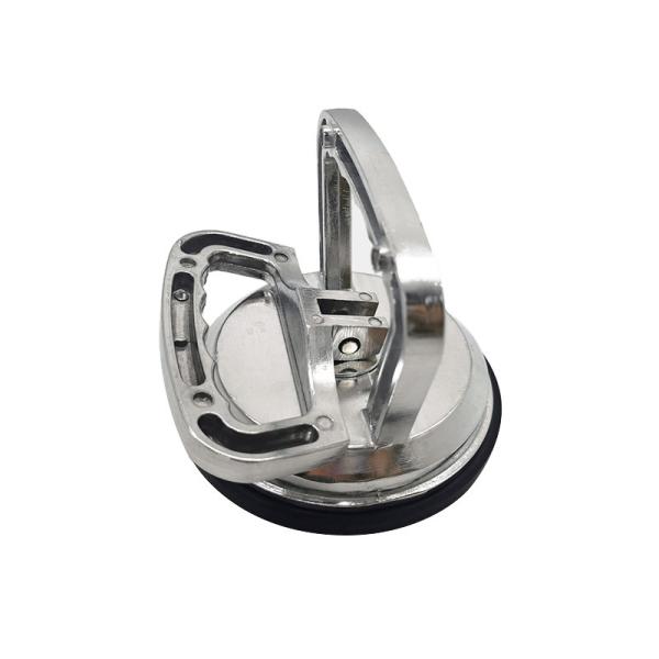 Hot selling strong suction Ceramic metal surface heavy object Single rubber bottom Silver Metal Glass Suction Cup