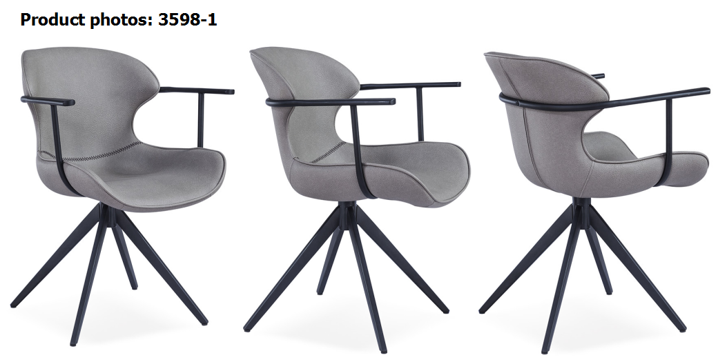 Modern Lounge Comfortable 45.5cm Painted Dining Chair