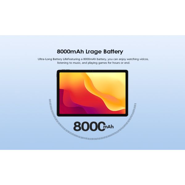 Kinstone 10.95 inch Andriod 16 Tablet PC 8000mAh, 4G Calling Tablet, 6GB+128GB