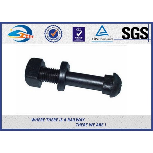 Boulon ferroviaire de queue de poisson de rail inspecté par GV de Zhongyue pour la barre commune