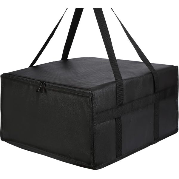 Pizza Carrier Insulated Bags Large For Deliveries, Insulated Pizza Carrier Delivery Bag Food Bag Professional Thermal Pizza Warmer Bags, Large Heavy Duty Pizza Carrier, Hot Cold Food Delivery Bag