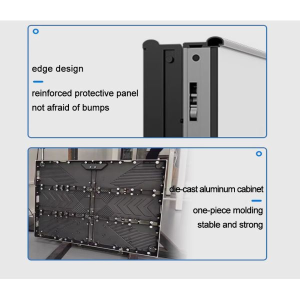 80 Inch P2.5 Spliceable LED Screen Foldable LED Digital Display Full Poster Screen