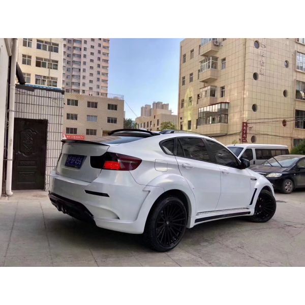 Venta caliente X6 E70 E71 Kit de cuerpo ancho Forbmw X6 Kit de cuerpo Frente y trasero Bumper Spoiler faldas laterales