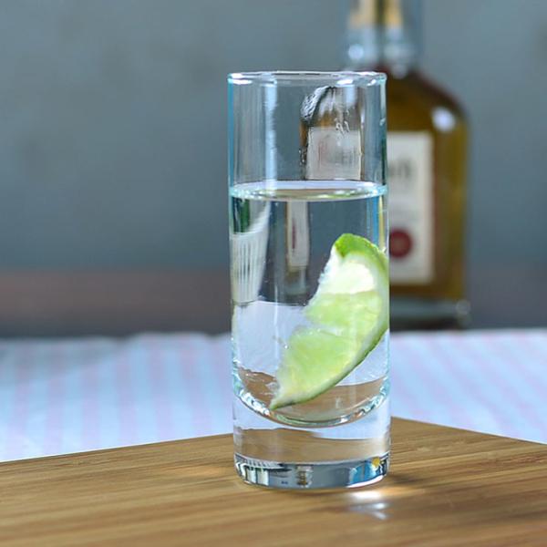 Crystal Clear Form Tequila Shooter Glass 70ml 2.5oz With Colored Bottom