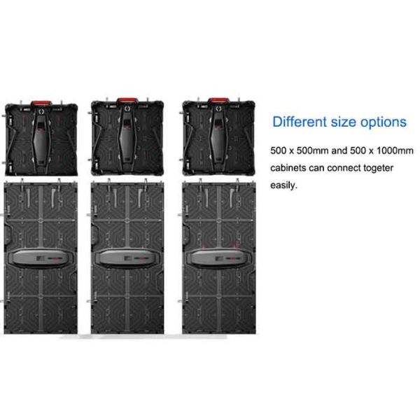 P3.91 Fine Pitch Stage Rental LED Screen , Wide Viewing Angle Good Heat Effect