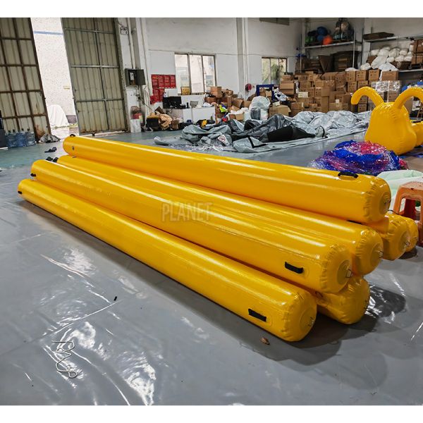 Triatlón flotante tubo inflable boya de agua natación marca de carrera boya tubo inflable