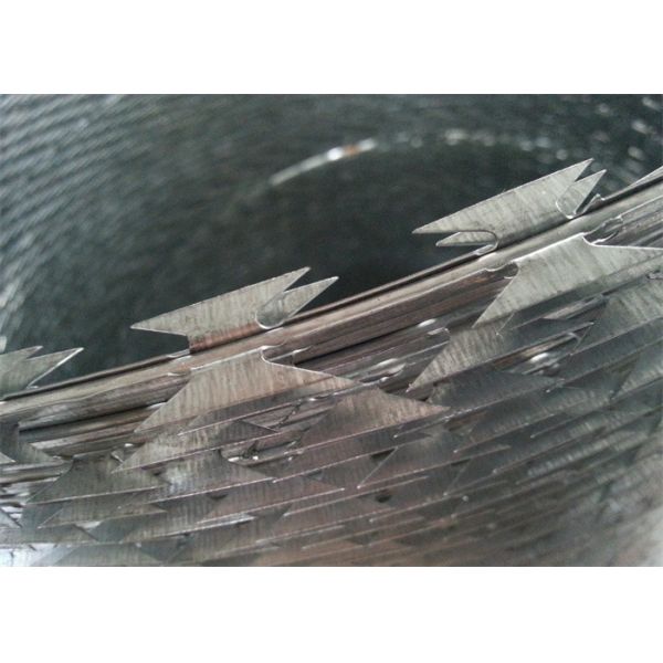 CBT65 BTO22 Cross Razor Barbed Wire Fence Blade Wire Concertina Welded