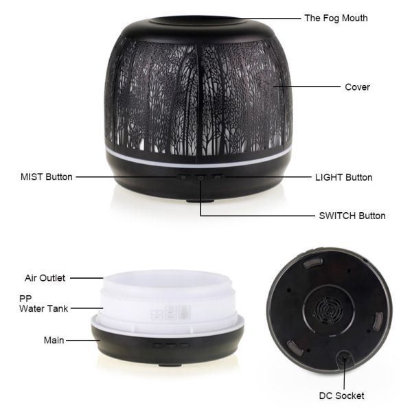 ультразвуковой отражетель ароматерапии 500мл