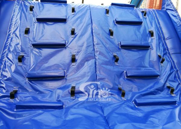 Outdoor Commercial Jungle Shark Inflatable Obstacle Course For Kids And Adults Fun