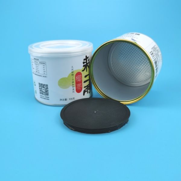 Non Spill Paper Cans Packaging Tube Cardboard Container